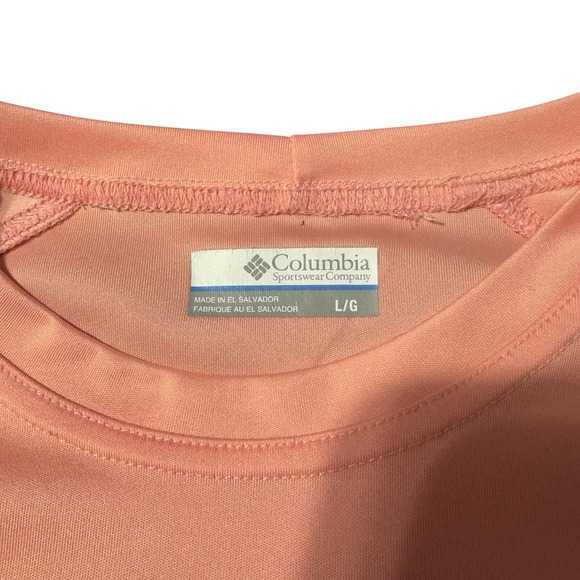 Columbia PFG Tidal Tee Long Sleeve Shirt Unisex Size L – Salmon UV Fishing Top - Picture 3 of 9